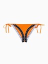 Calvin Klein Cheeky String Side Tie Vermillion Orange Strój kąpielowy dziecięcy dolna cęść