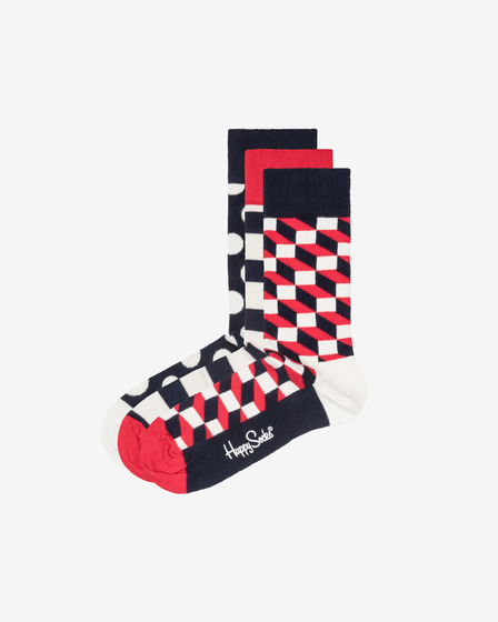 Happy Socks Stripe 3-pack Skarpetki